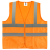 Tr Industrial Orange High Visibility Reflective Class 2 Safety Vest, XXXL TR88054